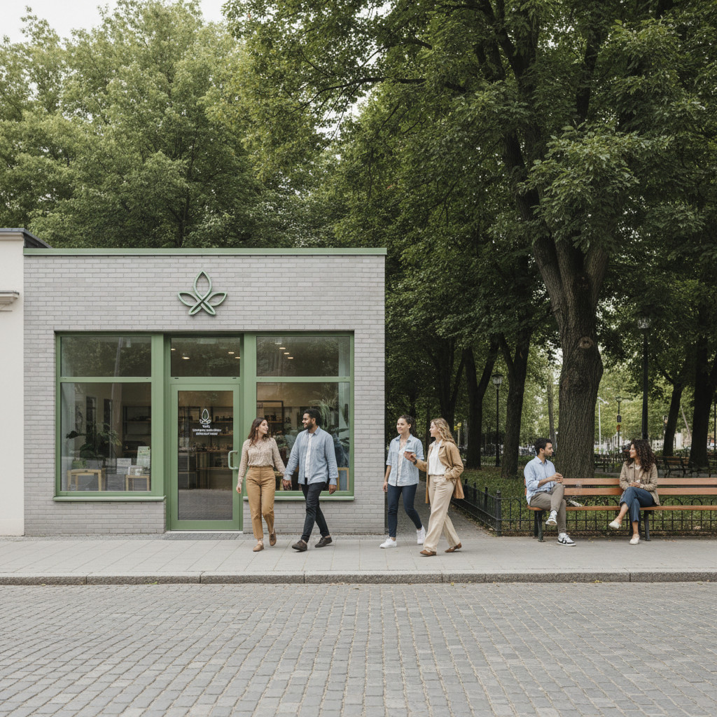 Anoka city-operated dispensary street view