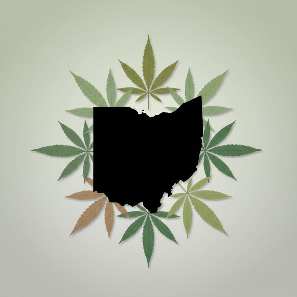 Ohio hemp and cannabis referendum illustration