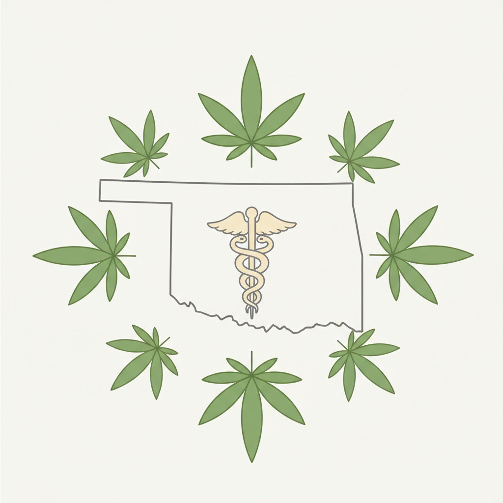 Oklahoma medical cannabis illustration