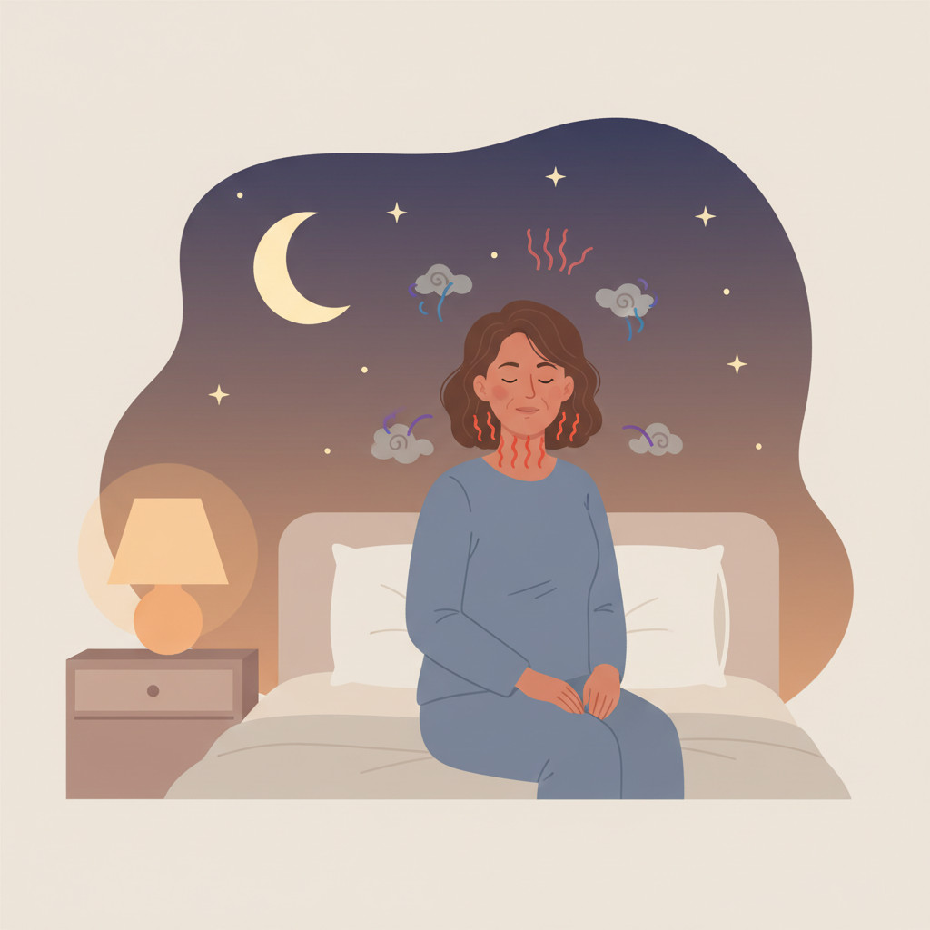 Perimenopause symptoms visual