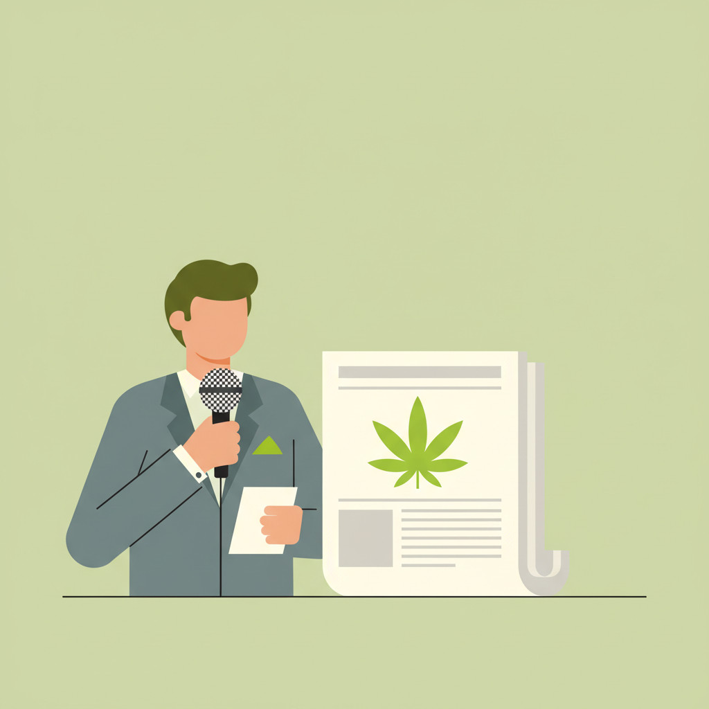 cannabis journalism illustration