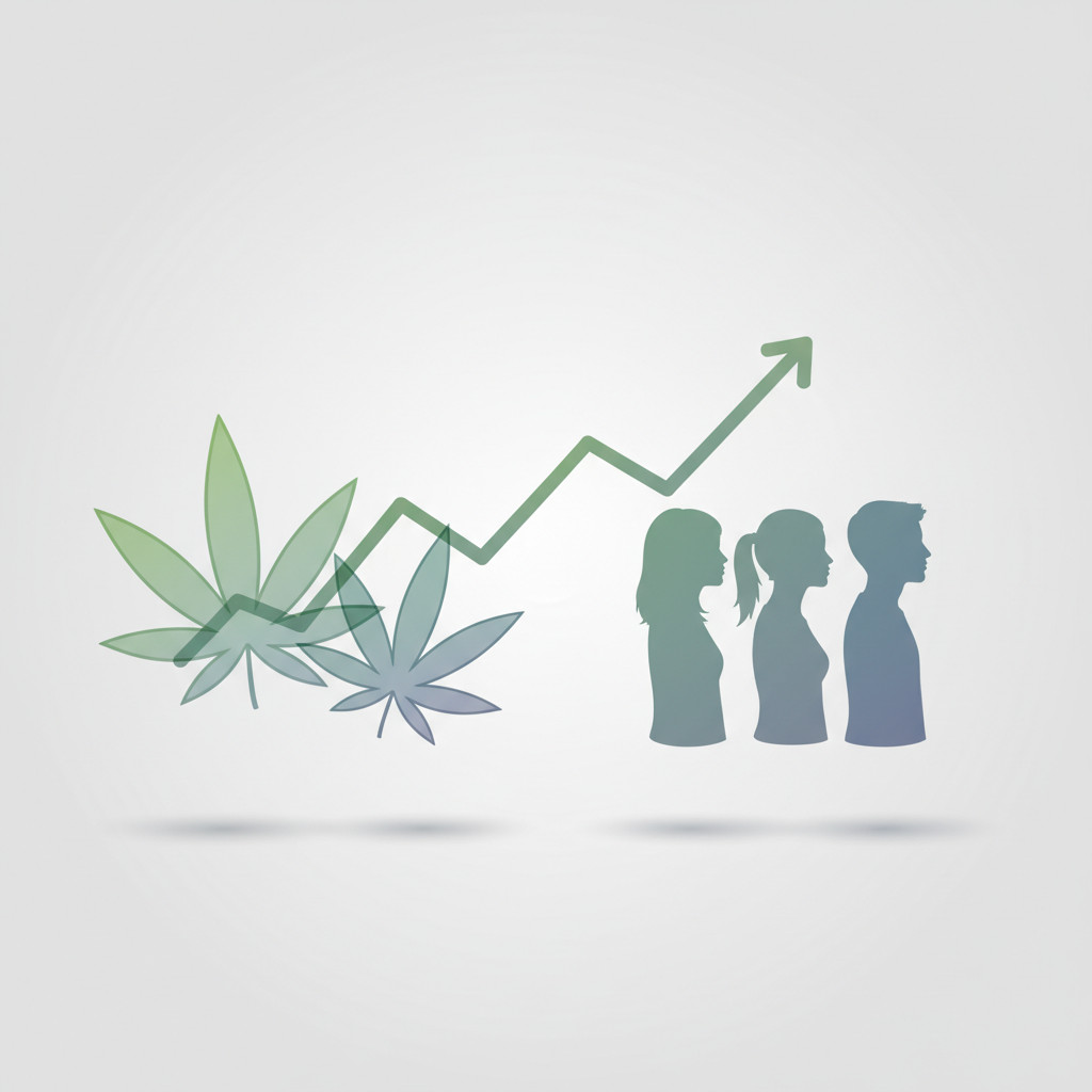 Cannabis market trends and teen cannabis use visual