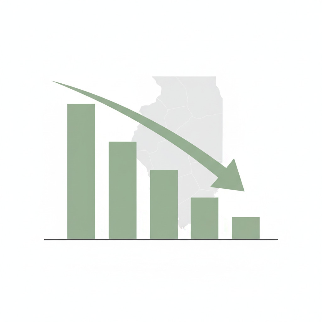 Illinois revenue decline visual