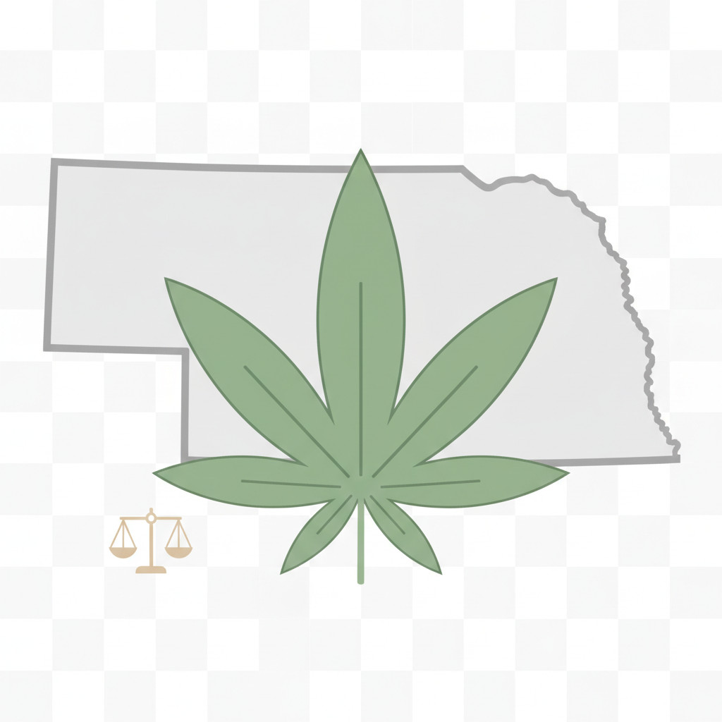 Nebraska medical cannabis regulation illustration
