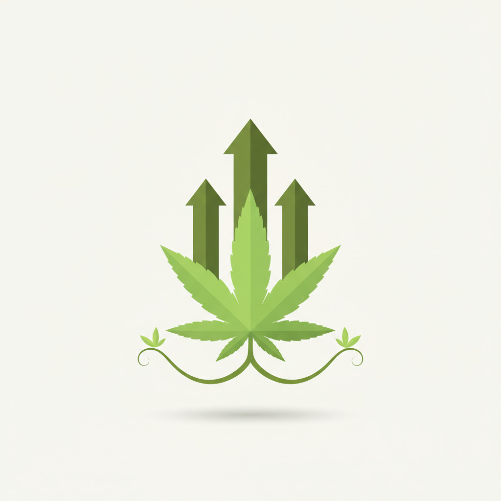 Cannabis growth trends visual