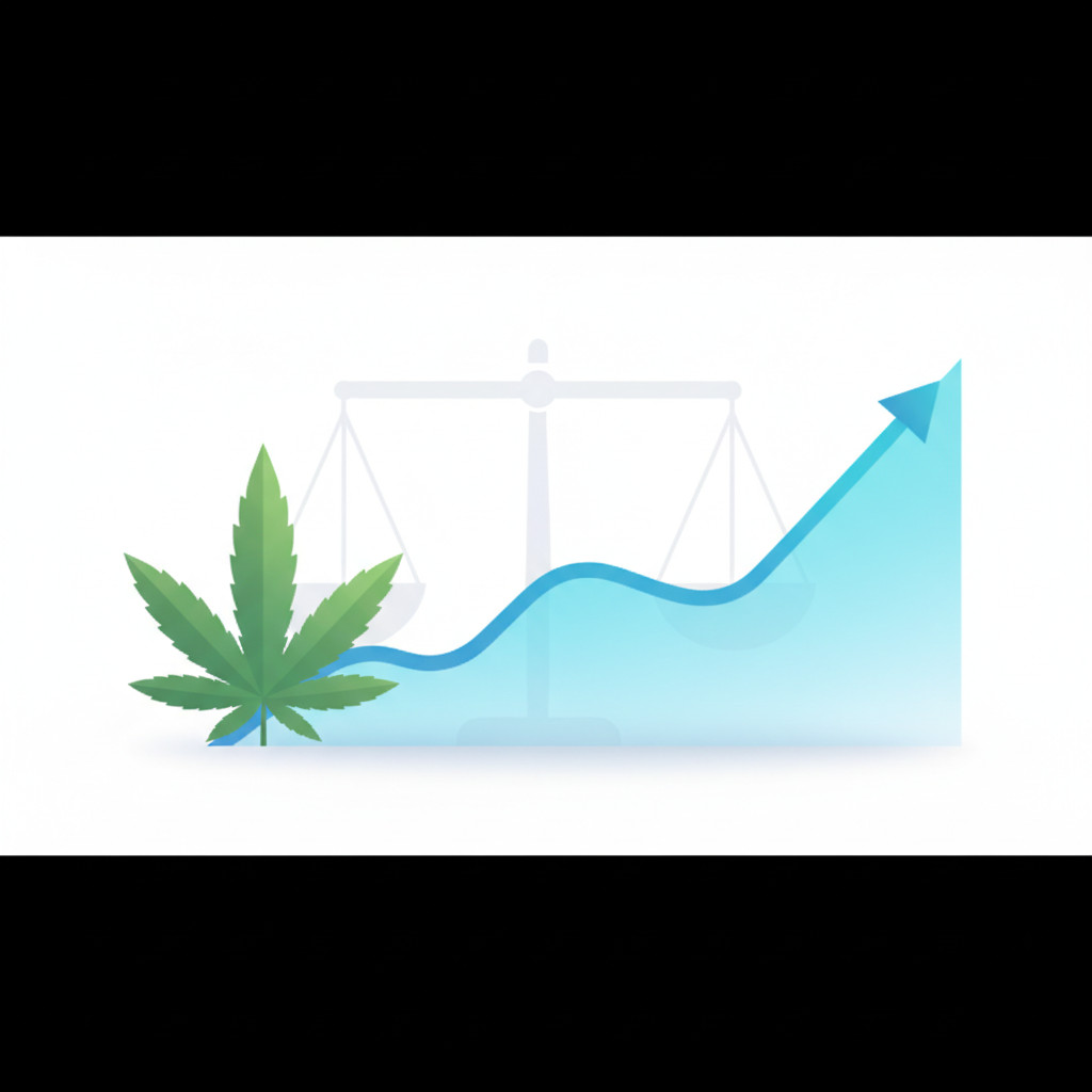 Cannabis market stability illustration