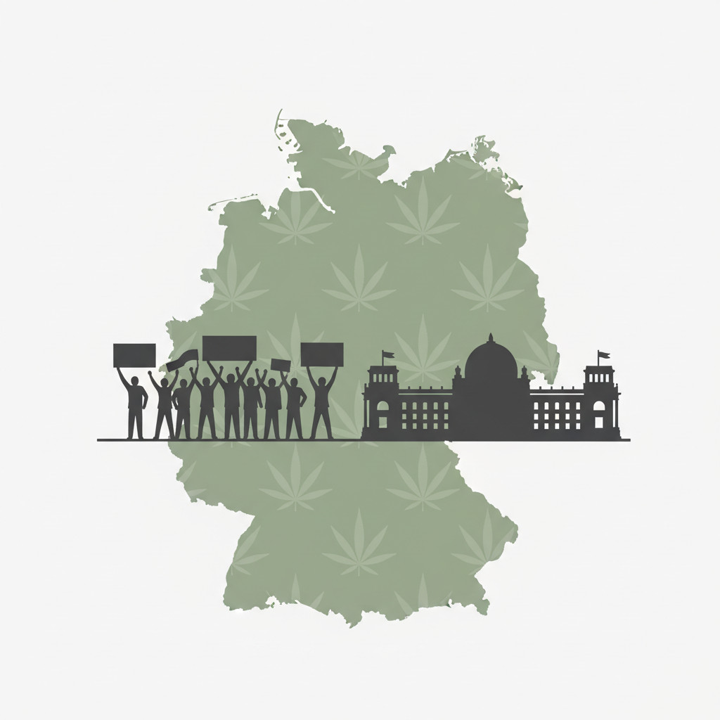 Germany cannabis reform backlash illustration