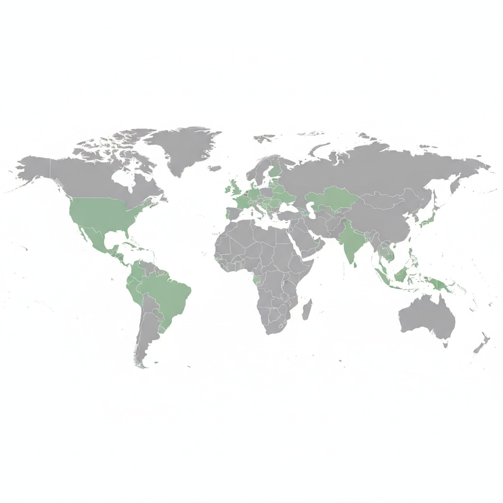 Global pharmaceutical cannabis growth map