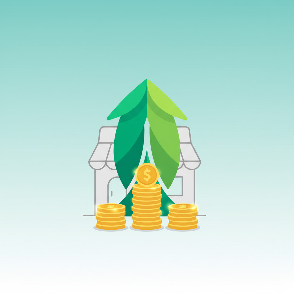 Green Thumb financial growth illustration