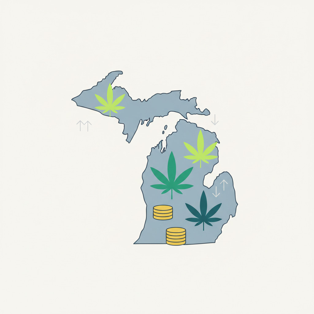 Michigan wholesale cannabis market visual