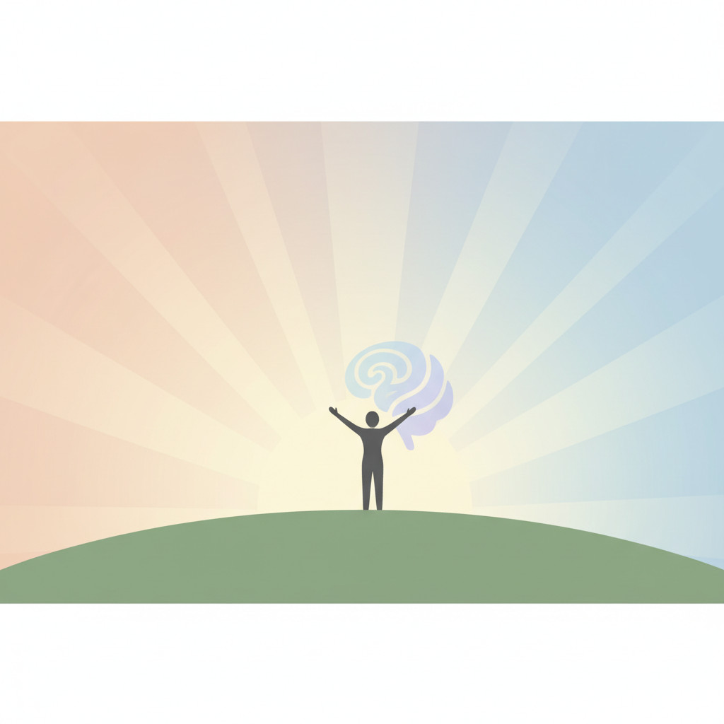 Mood uplift illustration