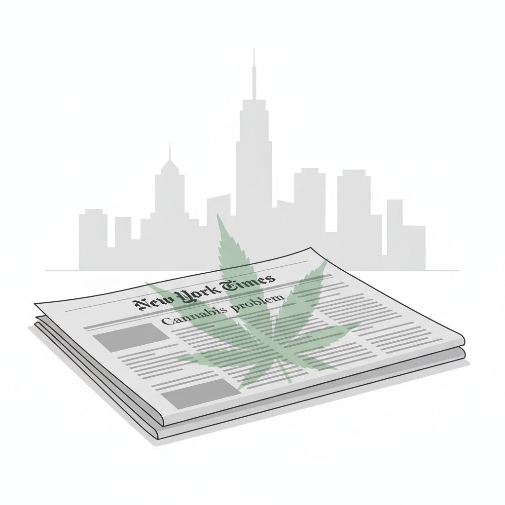 New York Times cannabis problem illustration
