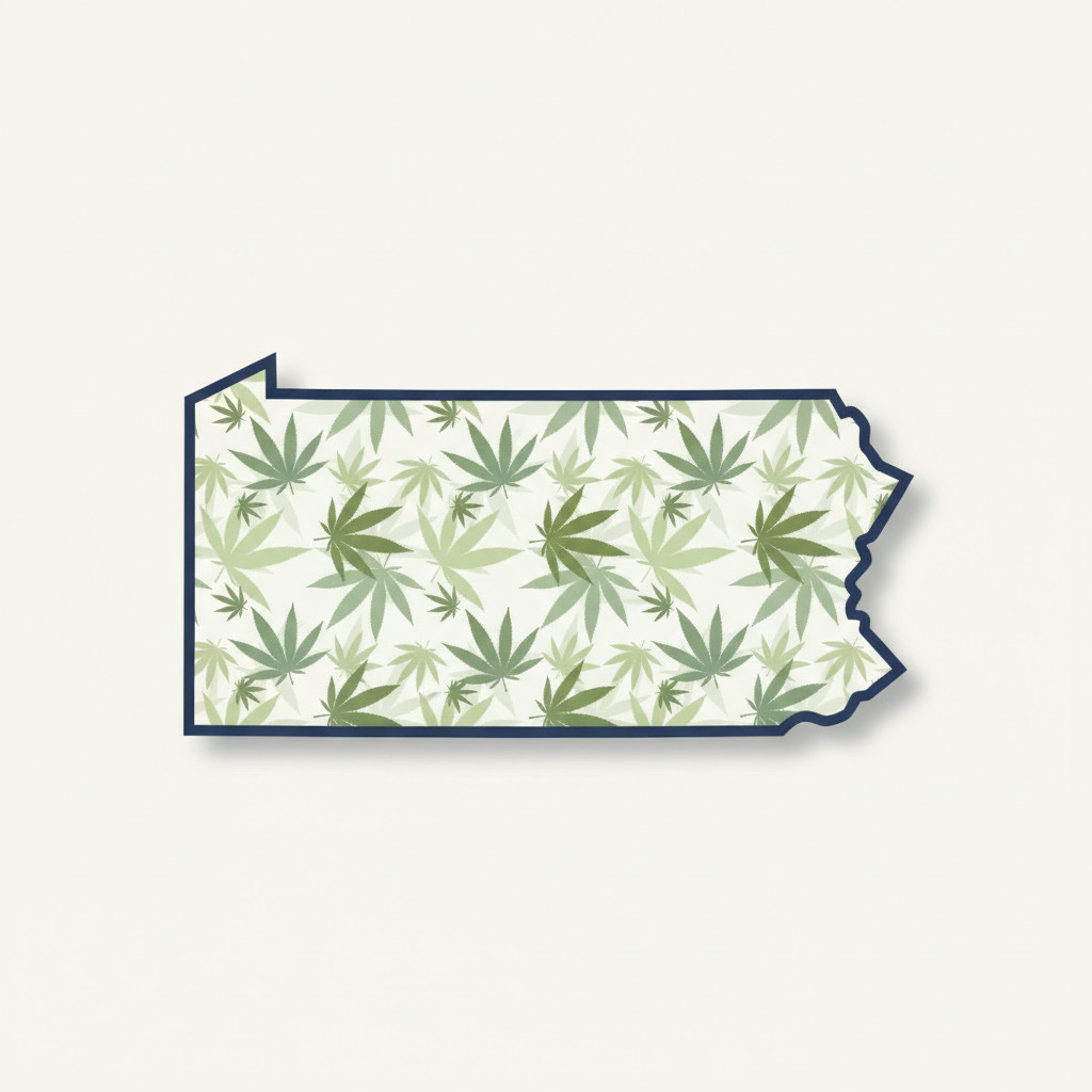 Pennsylvania cannabis symbolic image