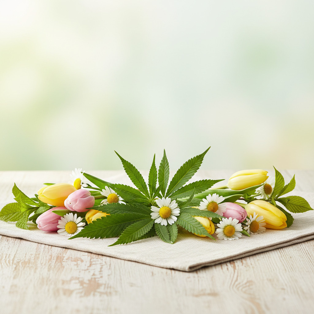 Spring hemp and kratom visual