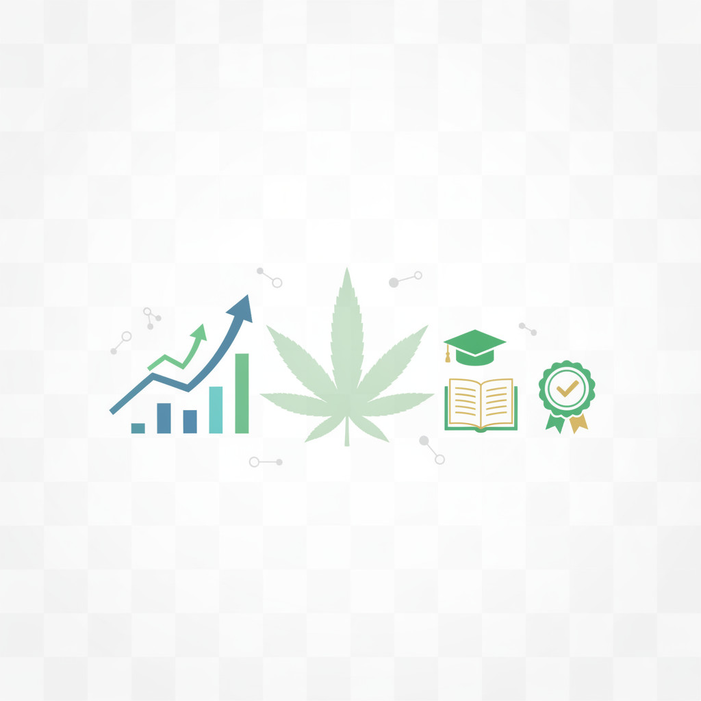 Evolving cannabis industry landscape visual