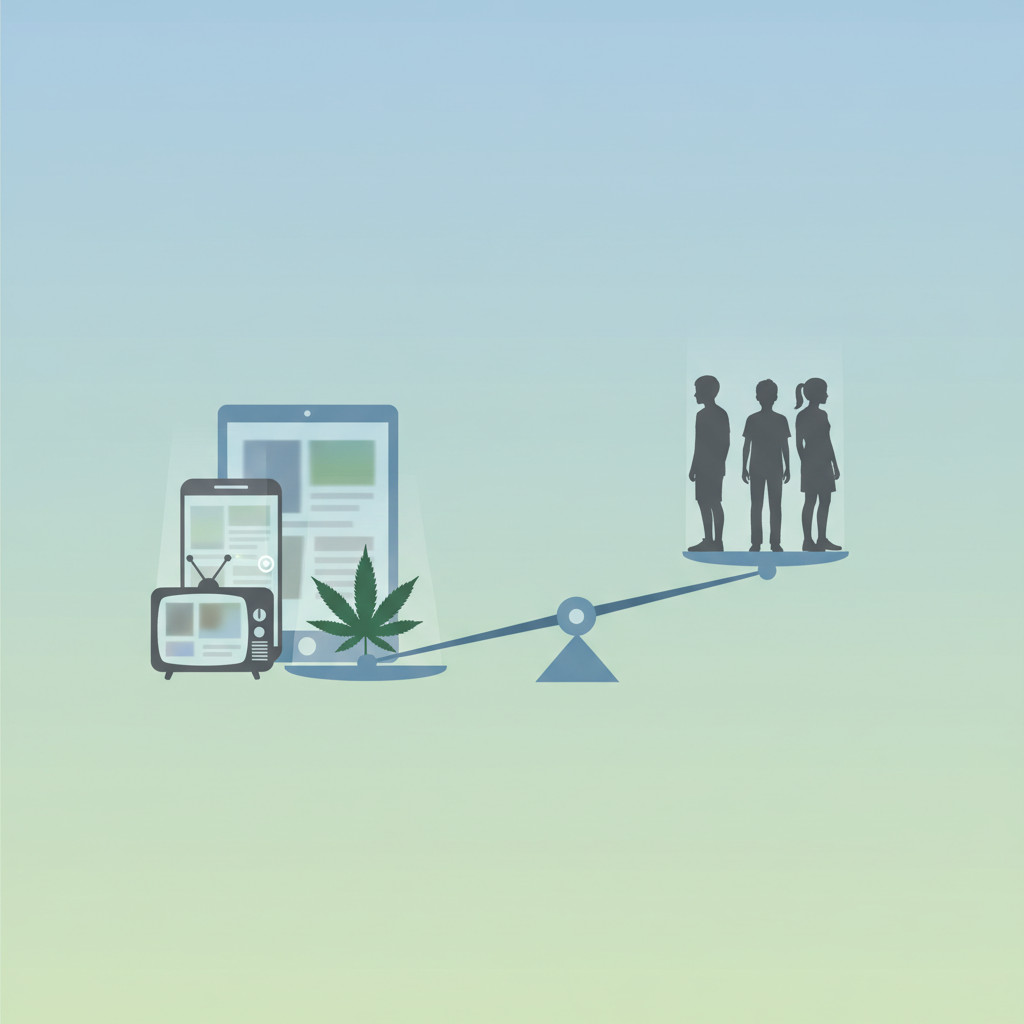 Media influence on teen cannabis perceptions