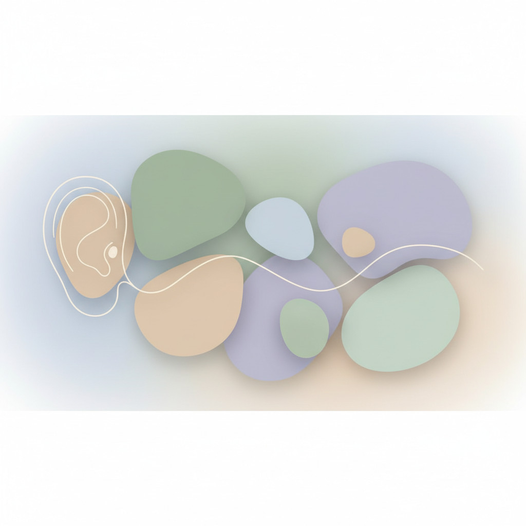parasympathetic calming abstract image