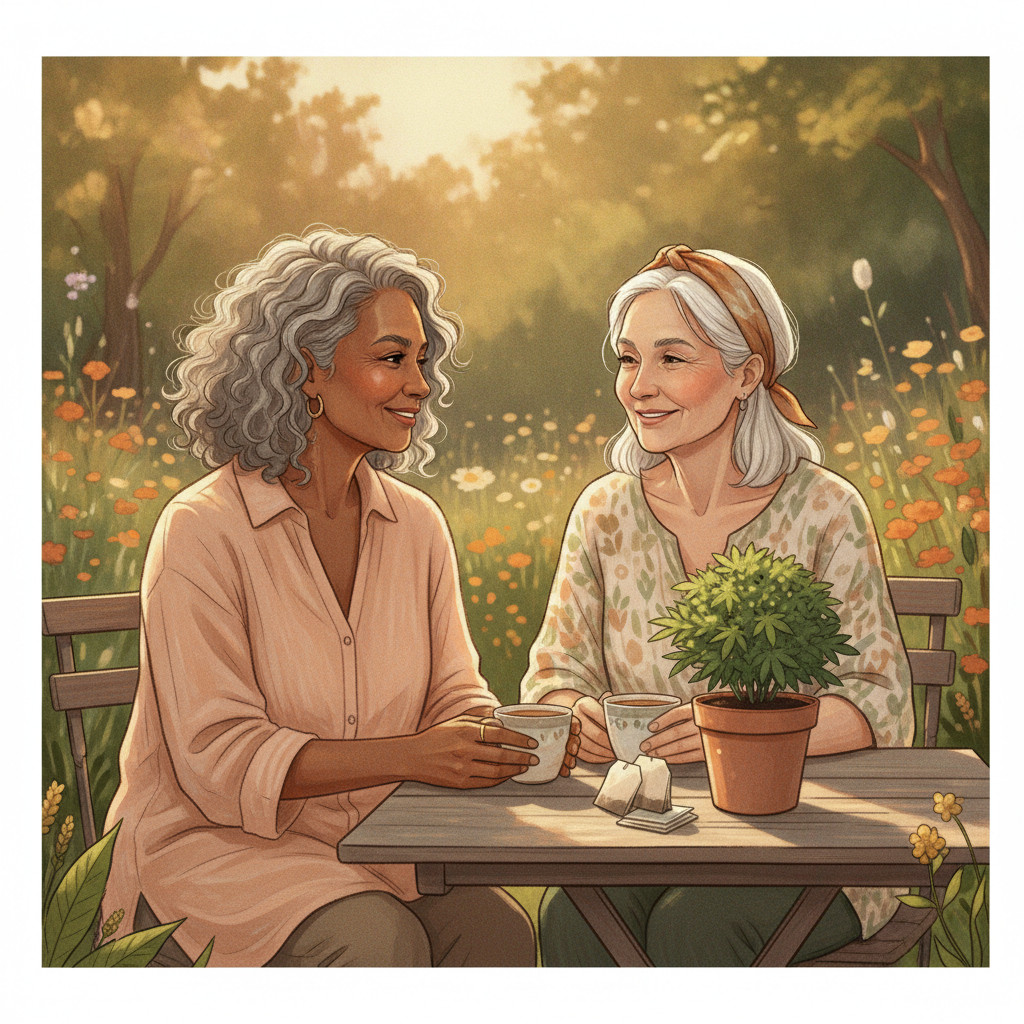 Women over 60 cannabis wellness