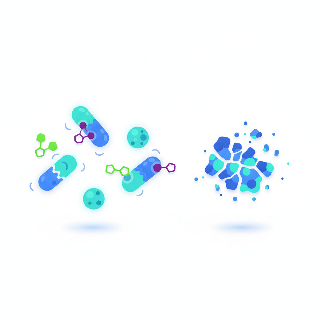 Cannabinoid molecules interacting with microbes