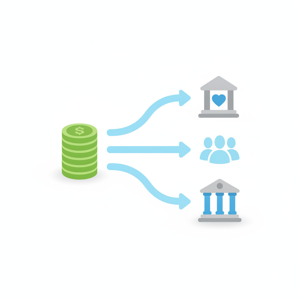 Flow of funds illustration
