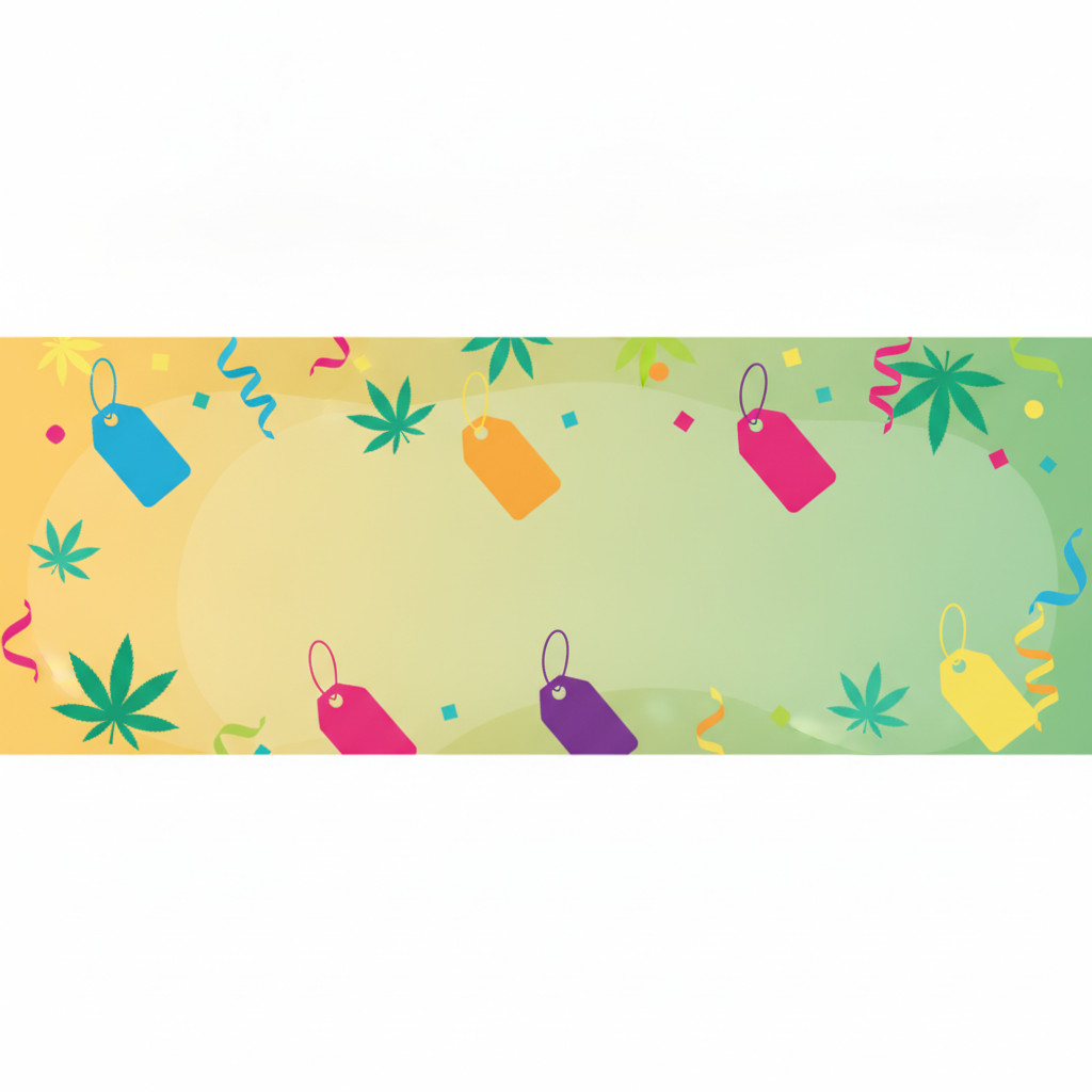Colorful 420 celebration visual