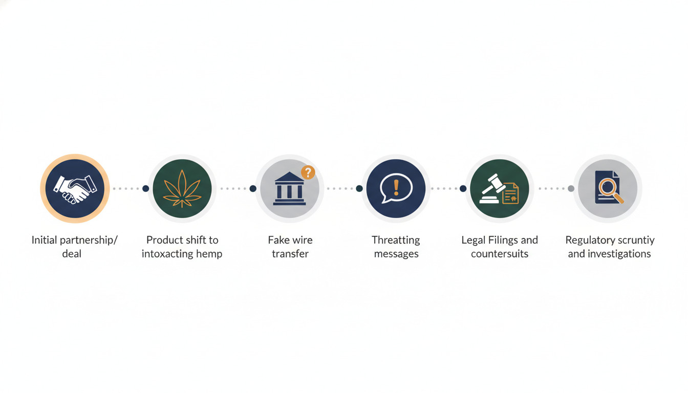 Hemp dispute timeline image