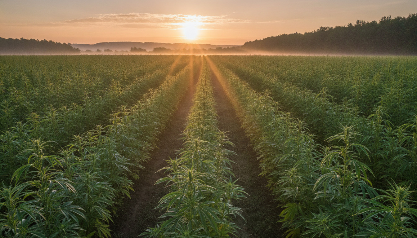 Hemp field supply chain provenance hemp CBD industry