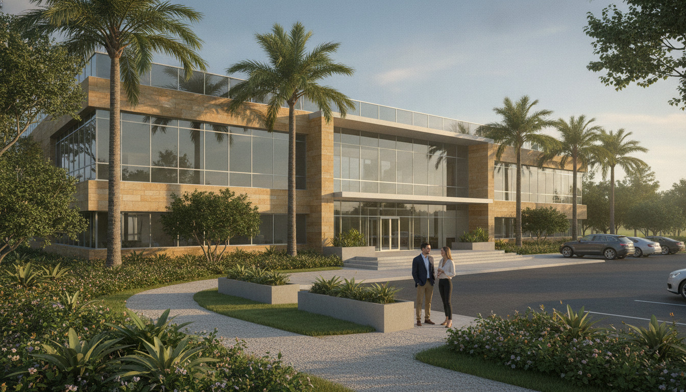 Trulieve corporate headquarters in landscaped setting